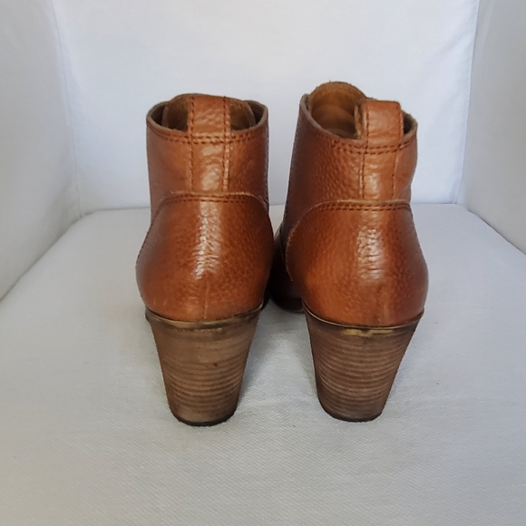 Lucky Brand Sz 6.5M 'EHLLEN' booties toffee/ cornelian - Picture 4 of 12